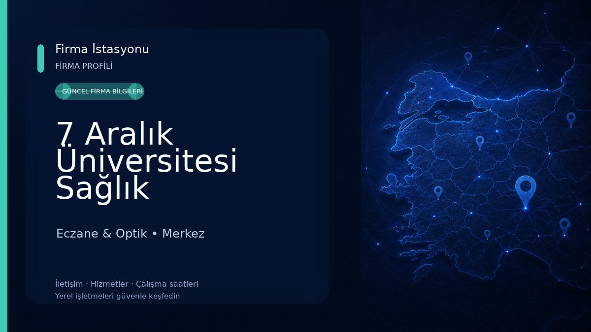 7 Aralık Üniversitesi Sağlık Hizmetleri Meslek Yüksekokulu