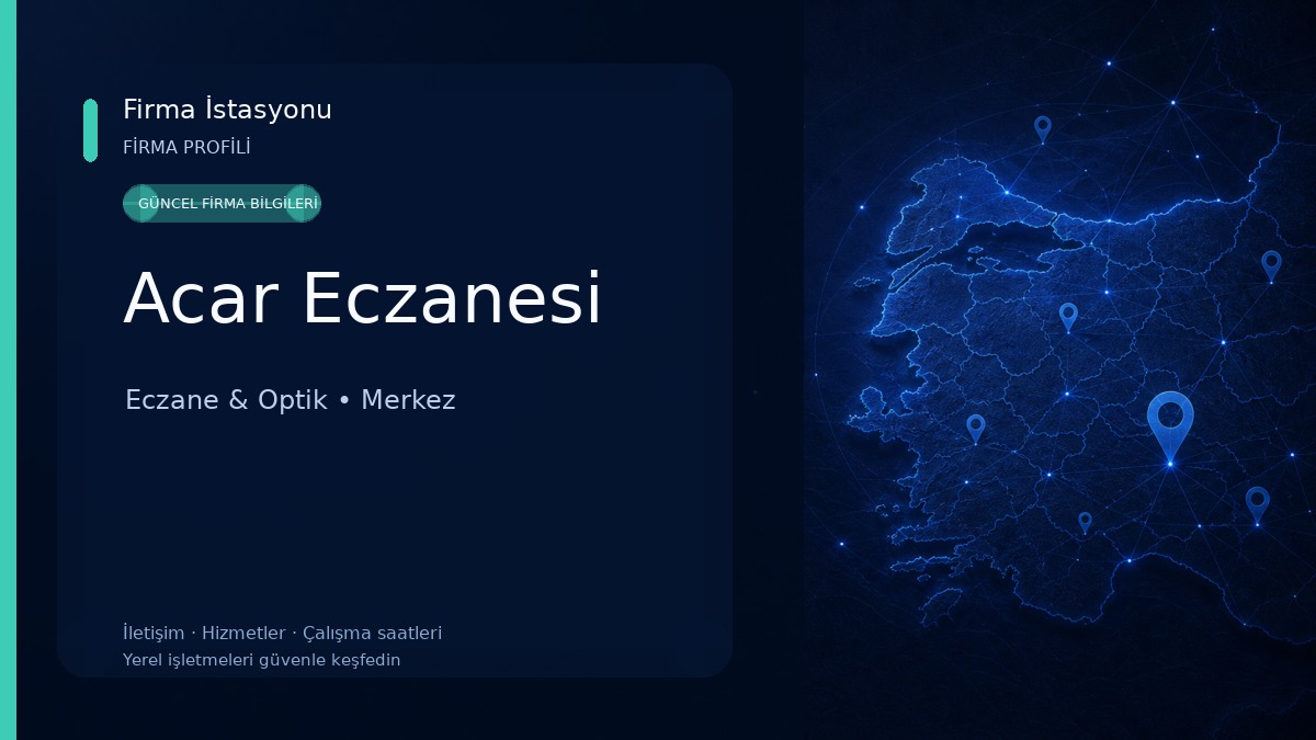 Acar Eczanesi Eczane & Optik