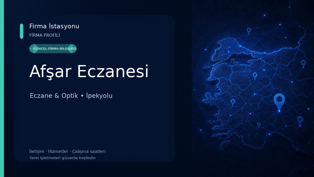 Afşar Eczanesi Eczane & Optik
