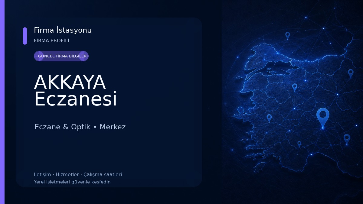 AKKAYA Eczanesi Eczane & Optik