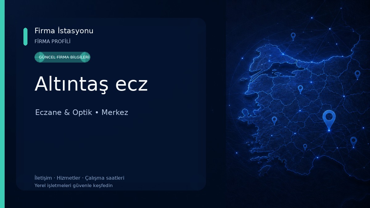 Altıntaş ecz Eczane & Optik