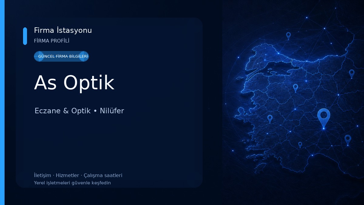 As Optik Eczane & Optik