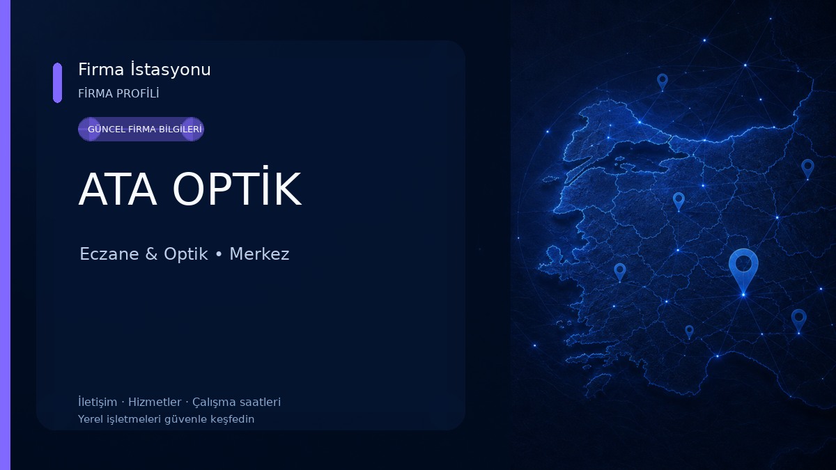 ATA OPTİK Eczane & Optik