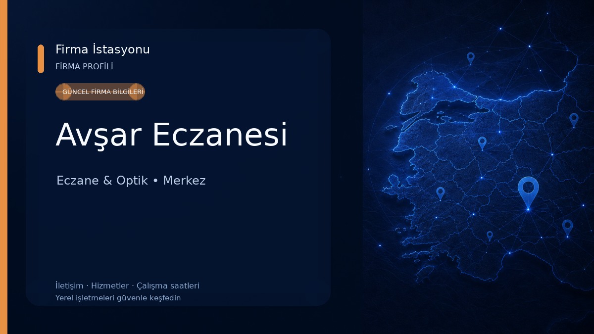 Avşar Eczanesi Eczane & Optik
