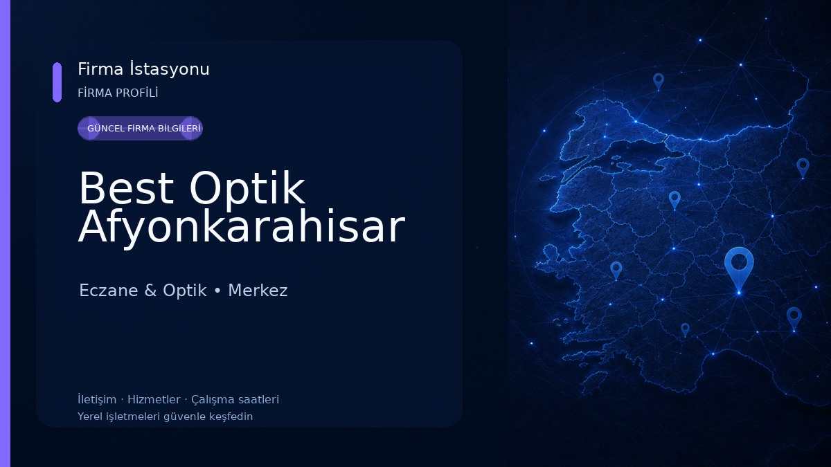 Best Optik Afyonkarahisar Eczane & Optik