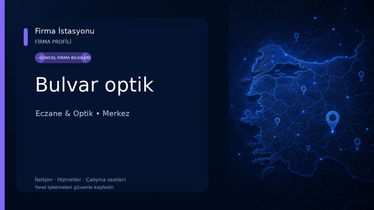 Bulvar optik Eczane & Optik