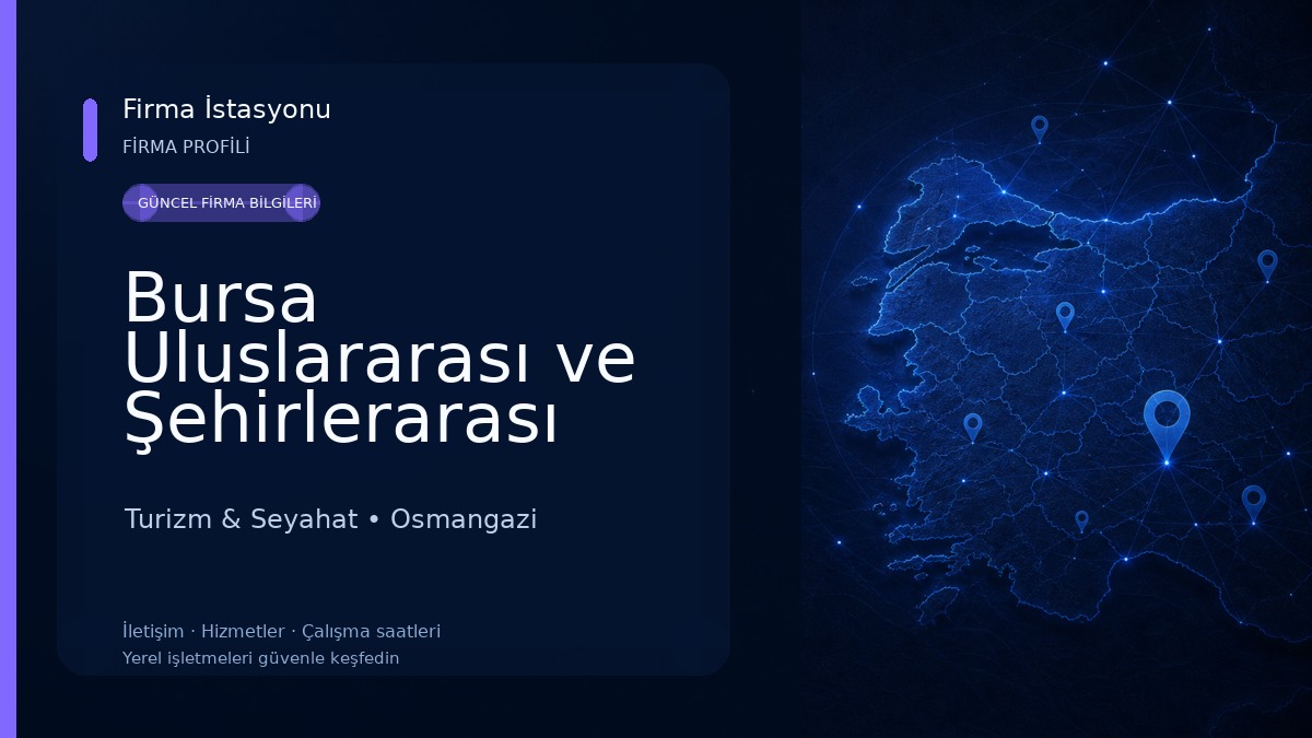 Bursa Uluslararası ve Şehirlerarası Otobüs Terminali
