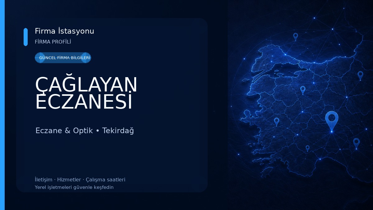 ÇAĞLAYAN ECZANESİ Eczane & Optik