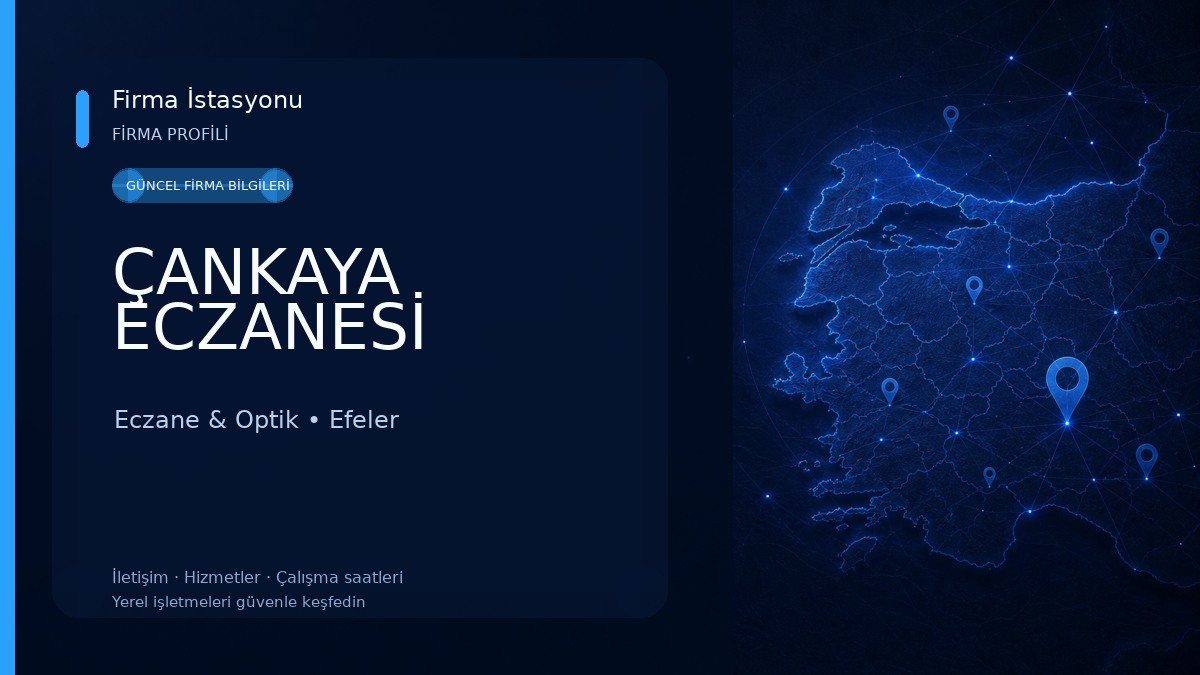 ÇANKAYA ECZANESİ