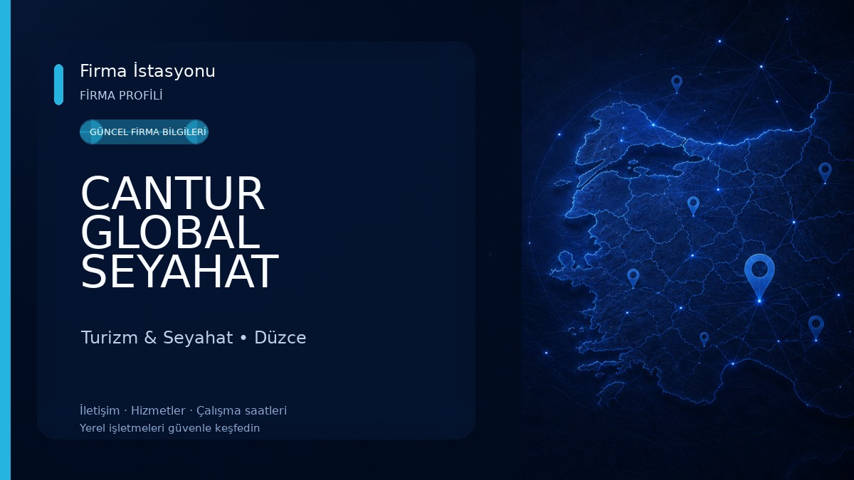 CANTUR GLOBAL SEYAHAT TURİZM VE TAŞIMACILIK LİMİTED ŞİRKETİ Turizm & Seyahat