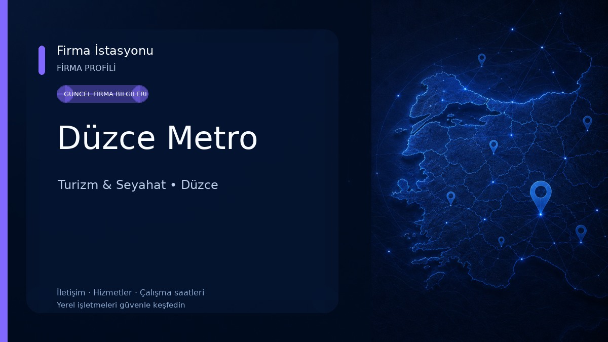 Düzce Metro