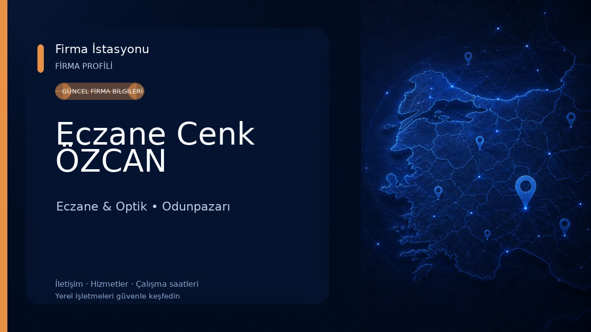 Eczane Cenk ÖZCAN Eczane & Optik