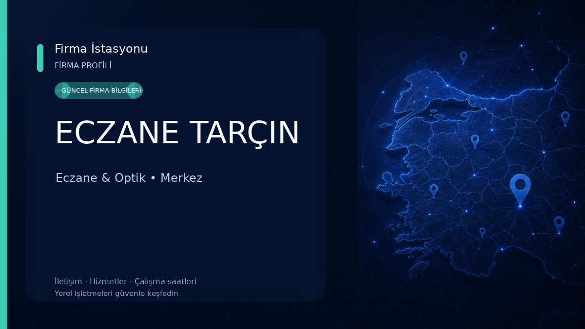 ECZANE TARÇIN