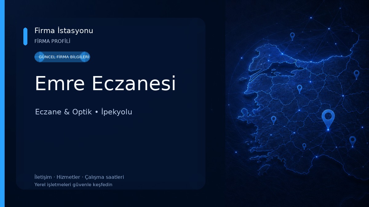 Emre Eczanesi Eczane & Optik