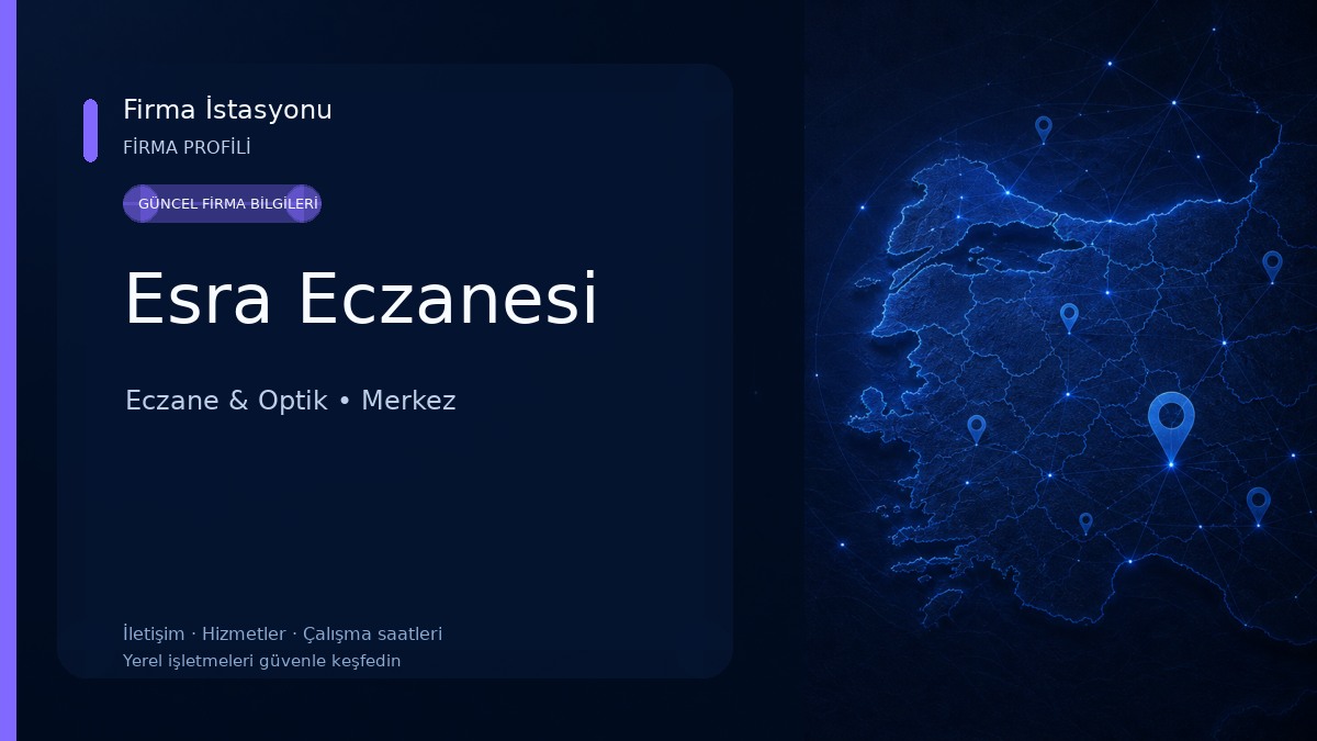 Esra Eczanesi Eczane & Optik