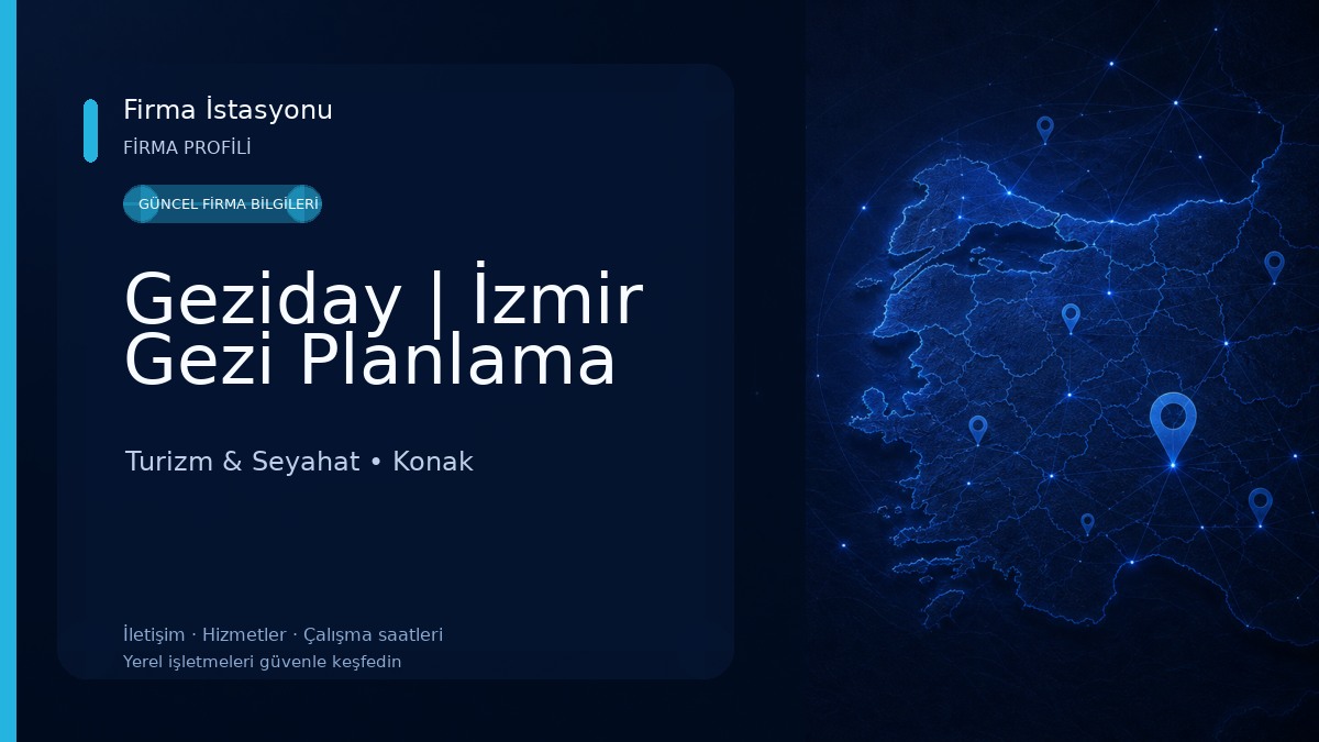 Geziday | İzmir Gezi Planlama