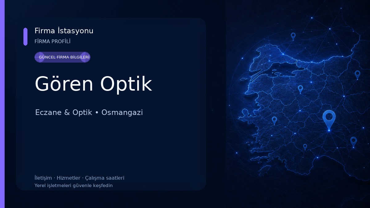 Gören Optik Eczane & Optik
