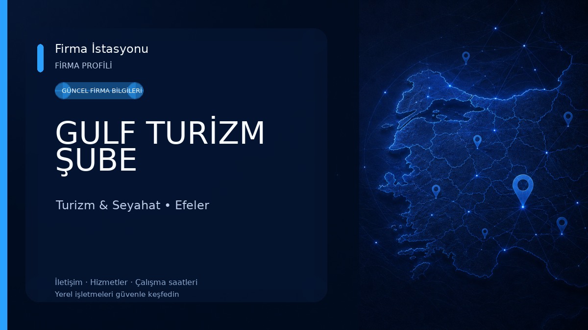 GULF TURİZM ŞUBE Turizm & Seyahat
