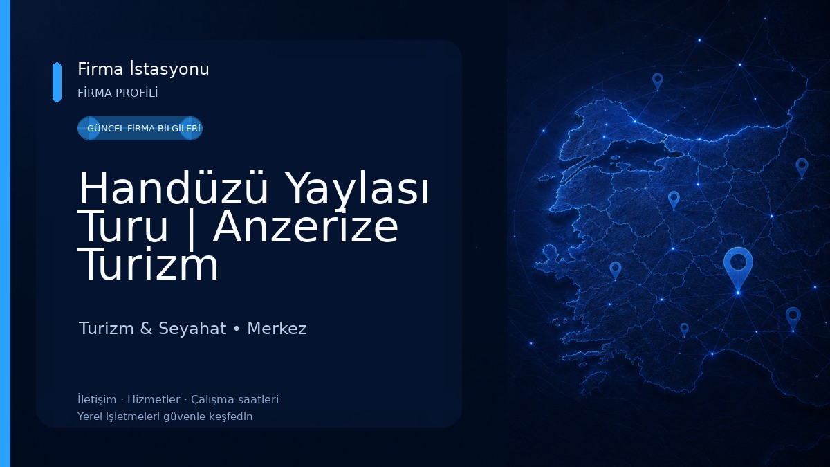 Handüzü Yaylası Turu | Anzerize Turizm Turizm & Seyahat
