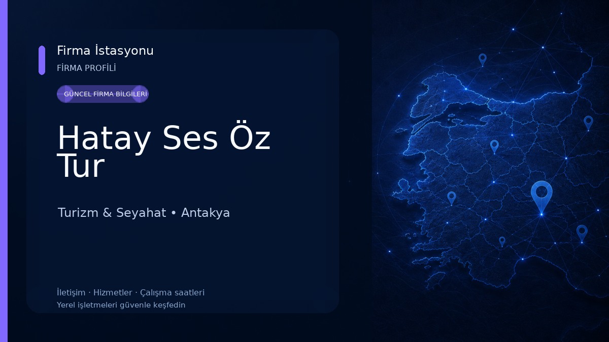 Hatay Ses Öz Tur