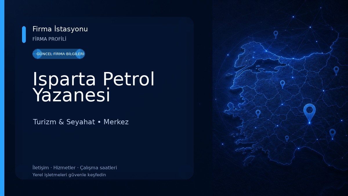 Isparta Petrol Yazanesi