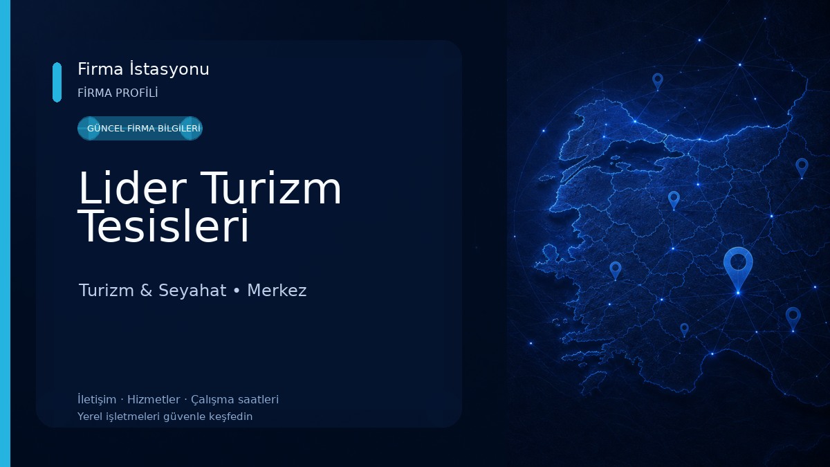 Lider Turizm Tesisleri Turizm & Seyahat