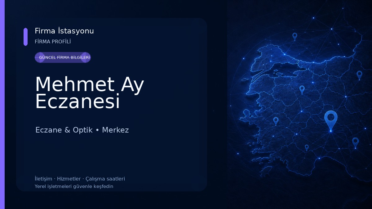 Mehmet Ay Eczanesi Eczane & Optik