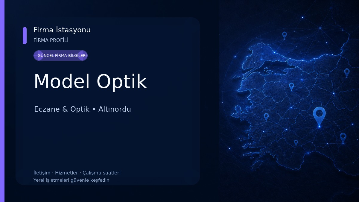 Model Optik Eczane & Optik