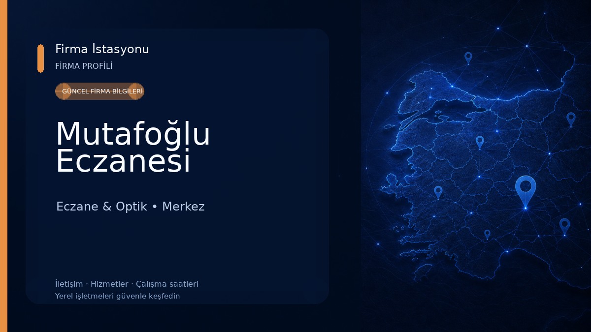 Mutafoğlu Eczanesi