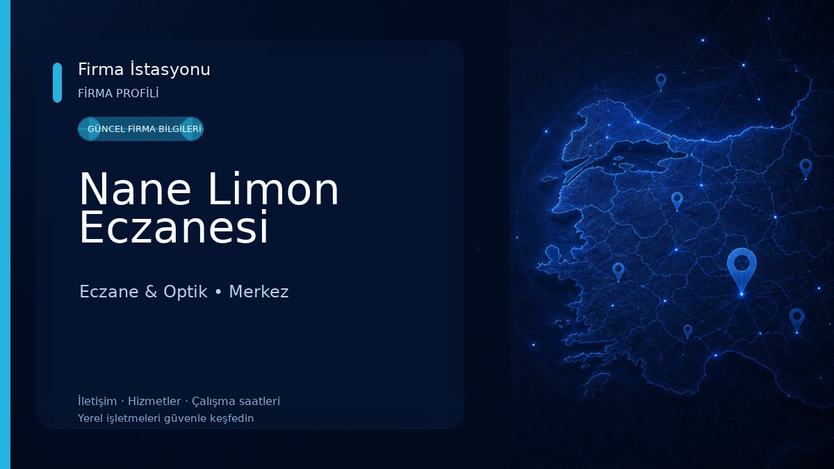 Nane Limon Eczanesi