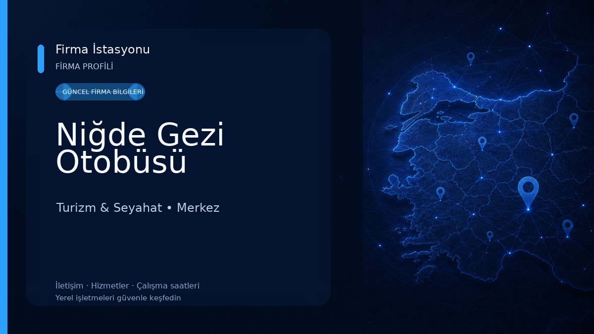 Niğde Gezi Otobüsü