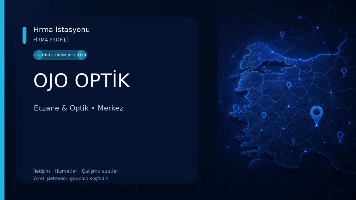 OJO OPTİK Eczane & Optik