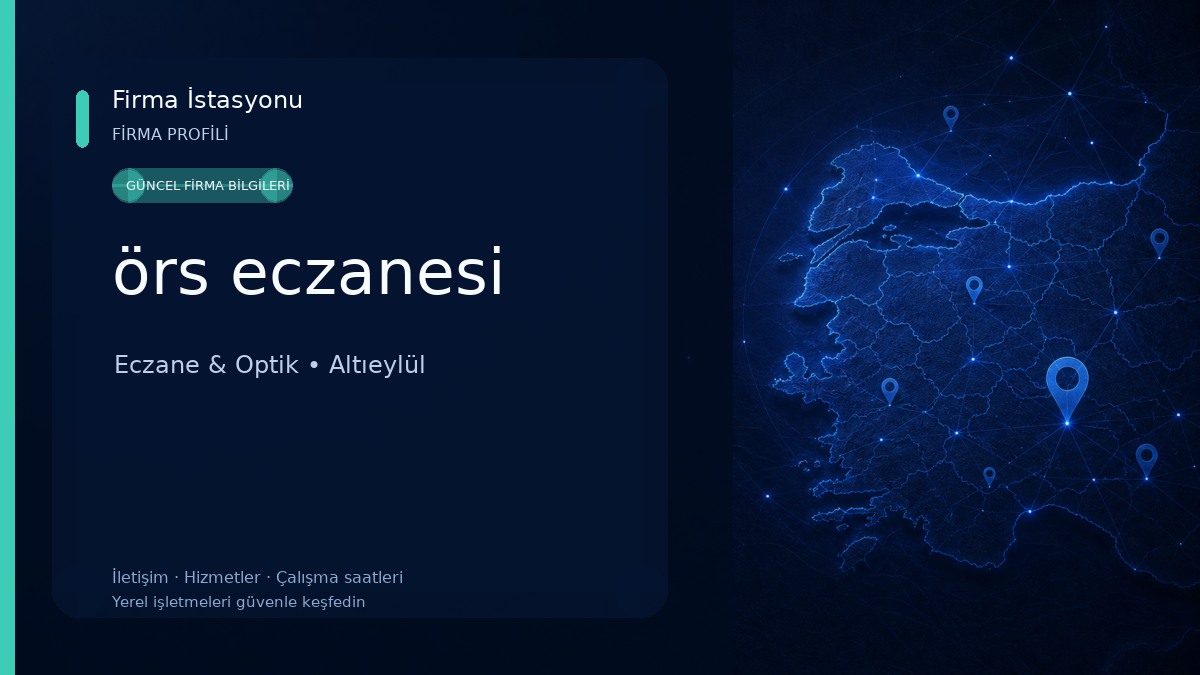 örs eczanesi Eczane & Optik