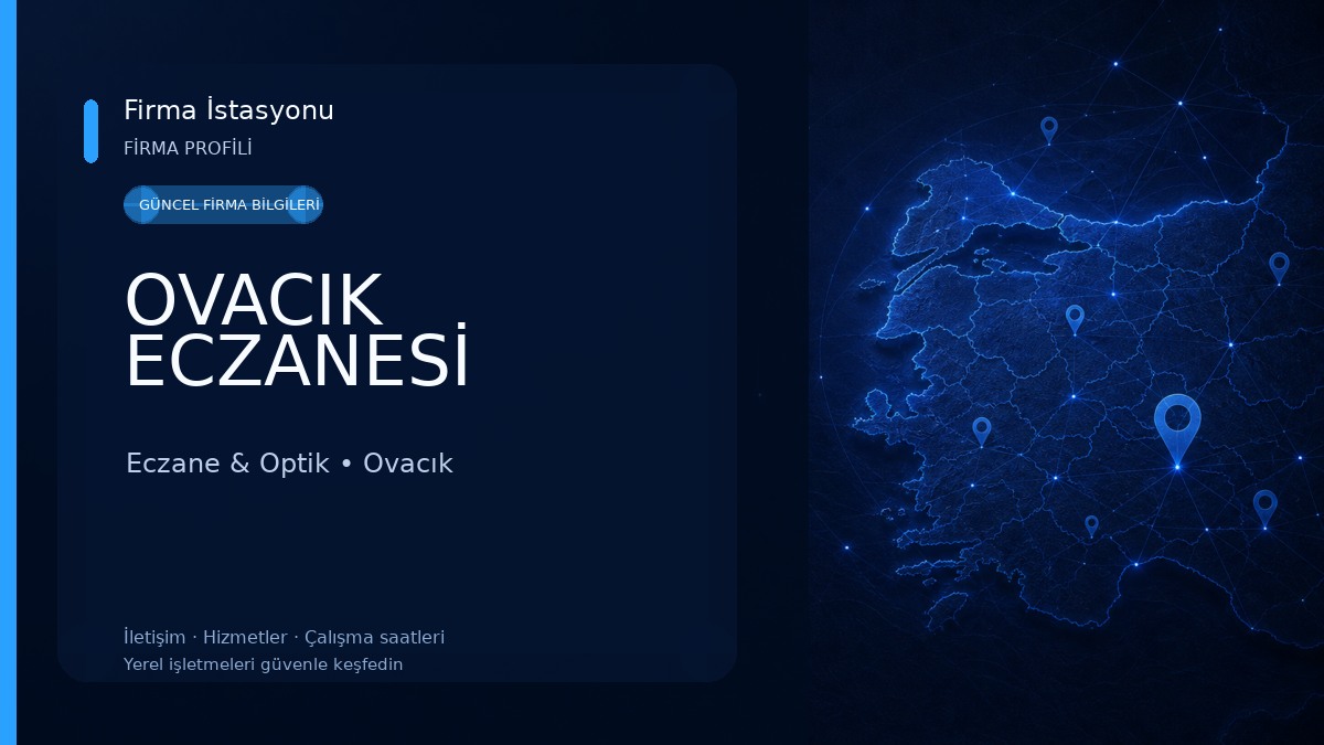 OVACIK ECZANESİ