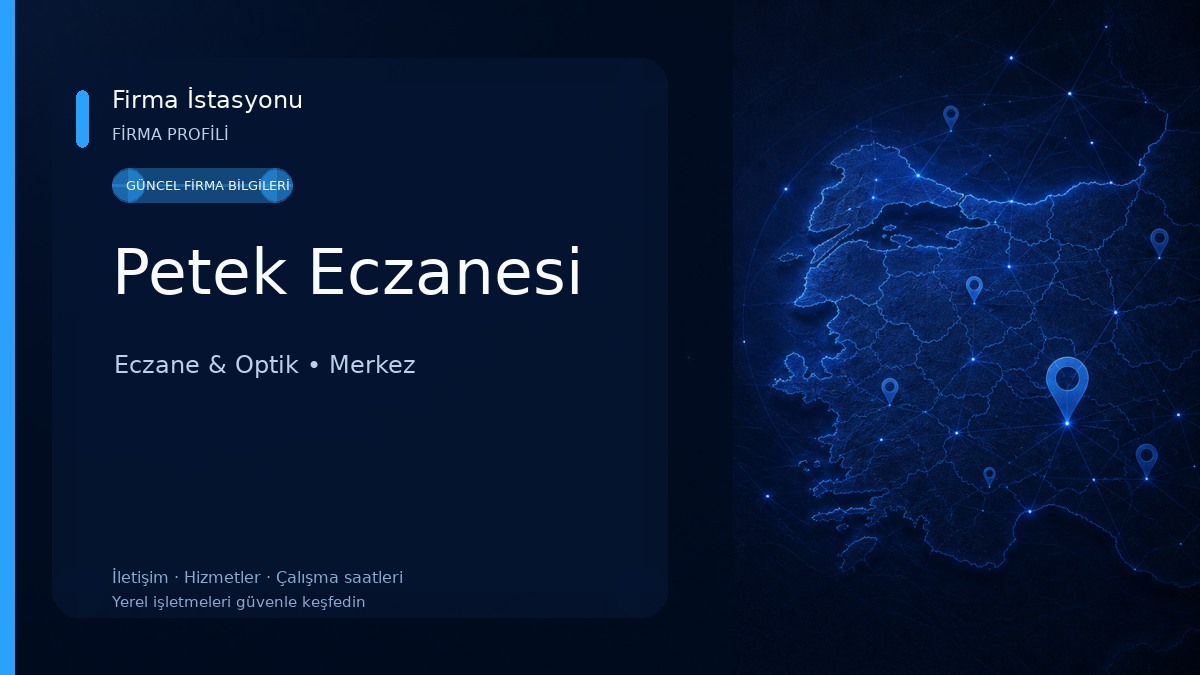 Petek Eczanesi Eczane & Optik