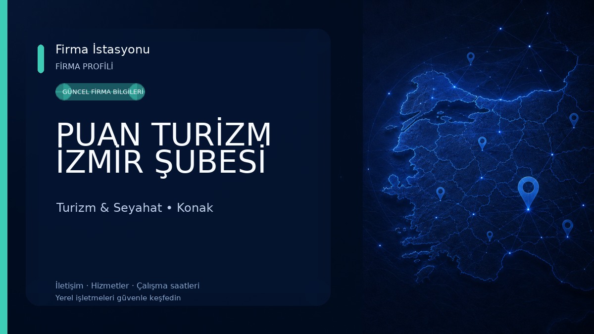 PUAN TURİZM İZMİR ŞUBESİ Turizm & Seyahat