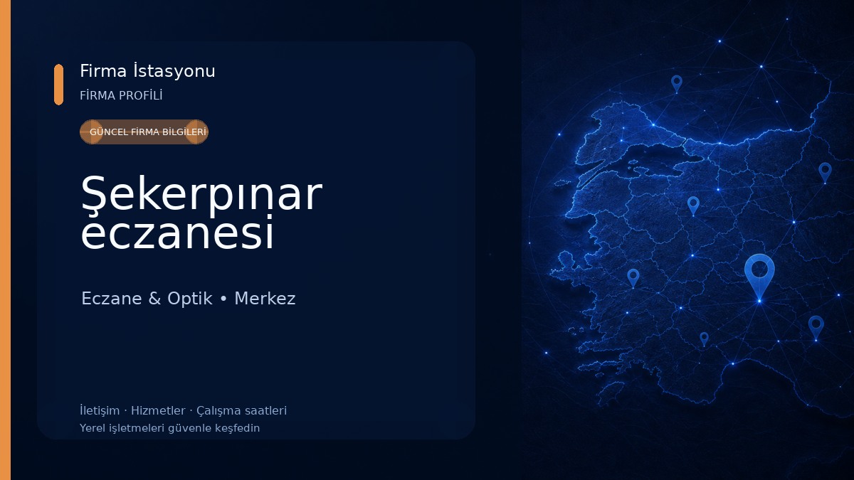 Şekerpınar eczanesi