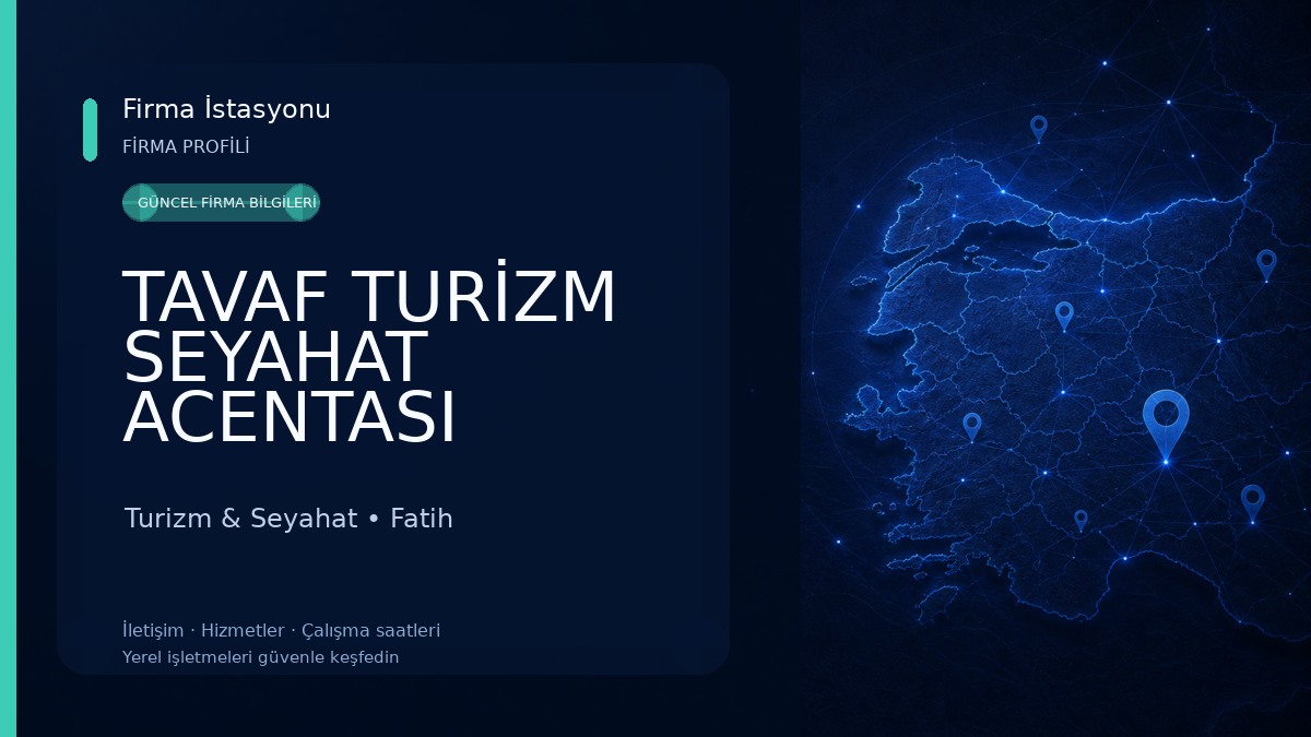 TAVAF TURİZM SEYAHAT ACENTASI Turizm & Seyahat