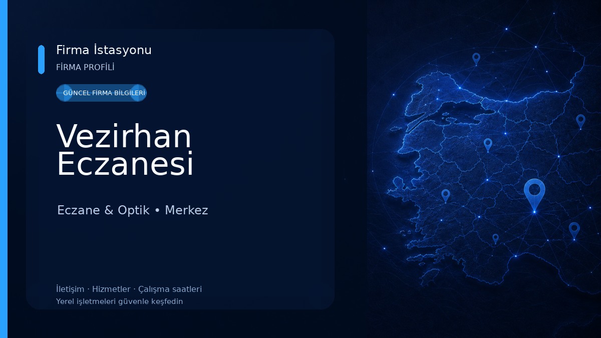 Vezirhan Eczanesi