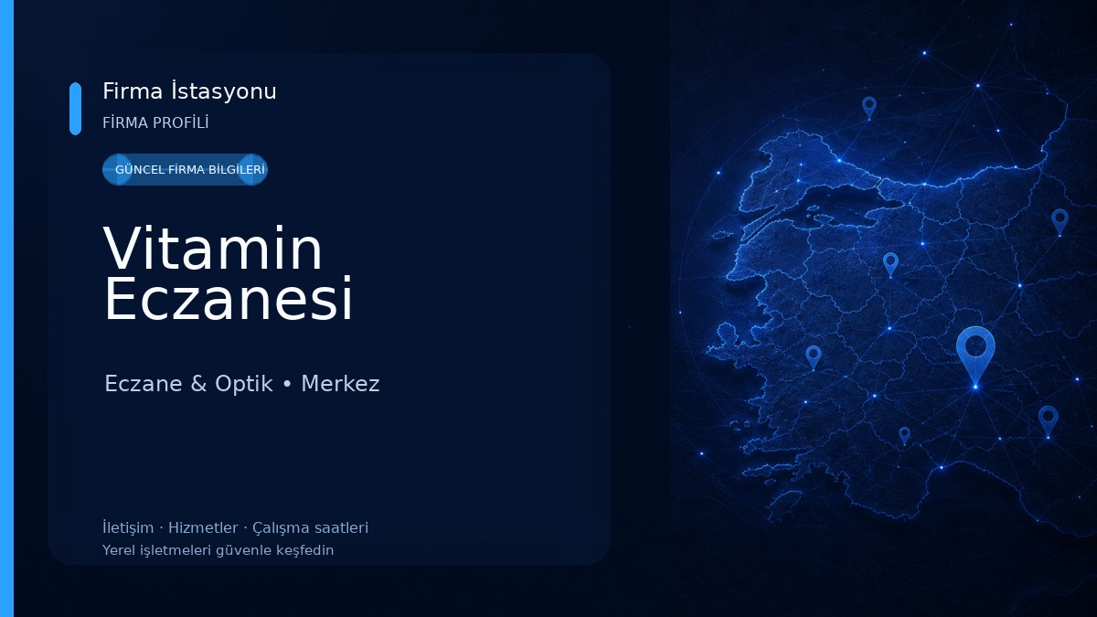 Vitamin Eczanesi