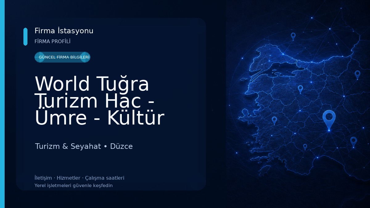 World Tuğra Turizm Hac - Ümre - Kültür Turları