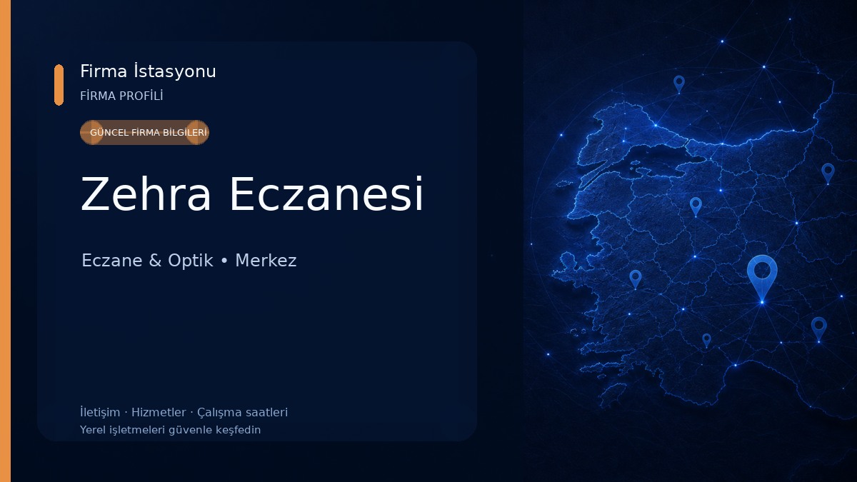 Zehra Eczanesi Eczane & Optik